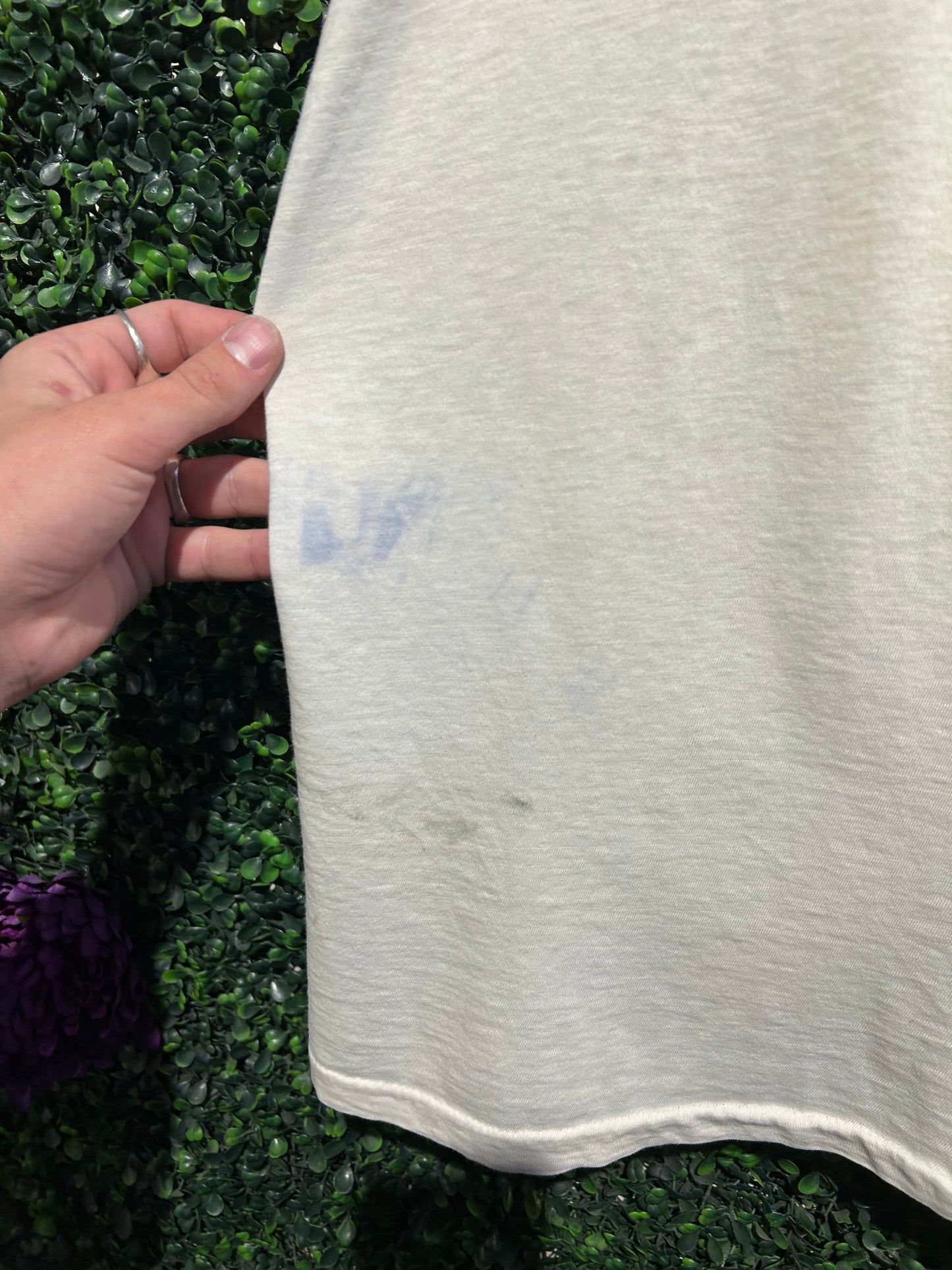 70s Panama Red Cut-Off T-Shirt. Size Medium