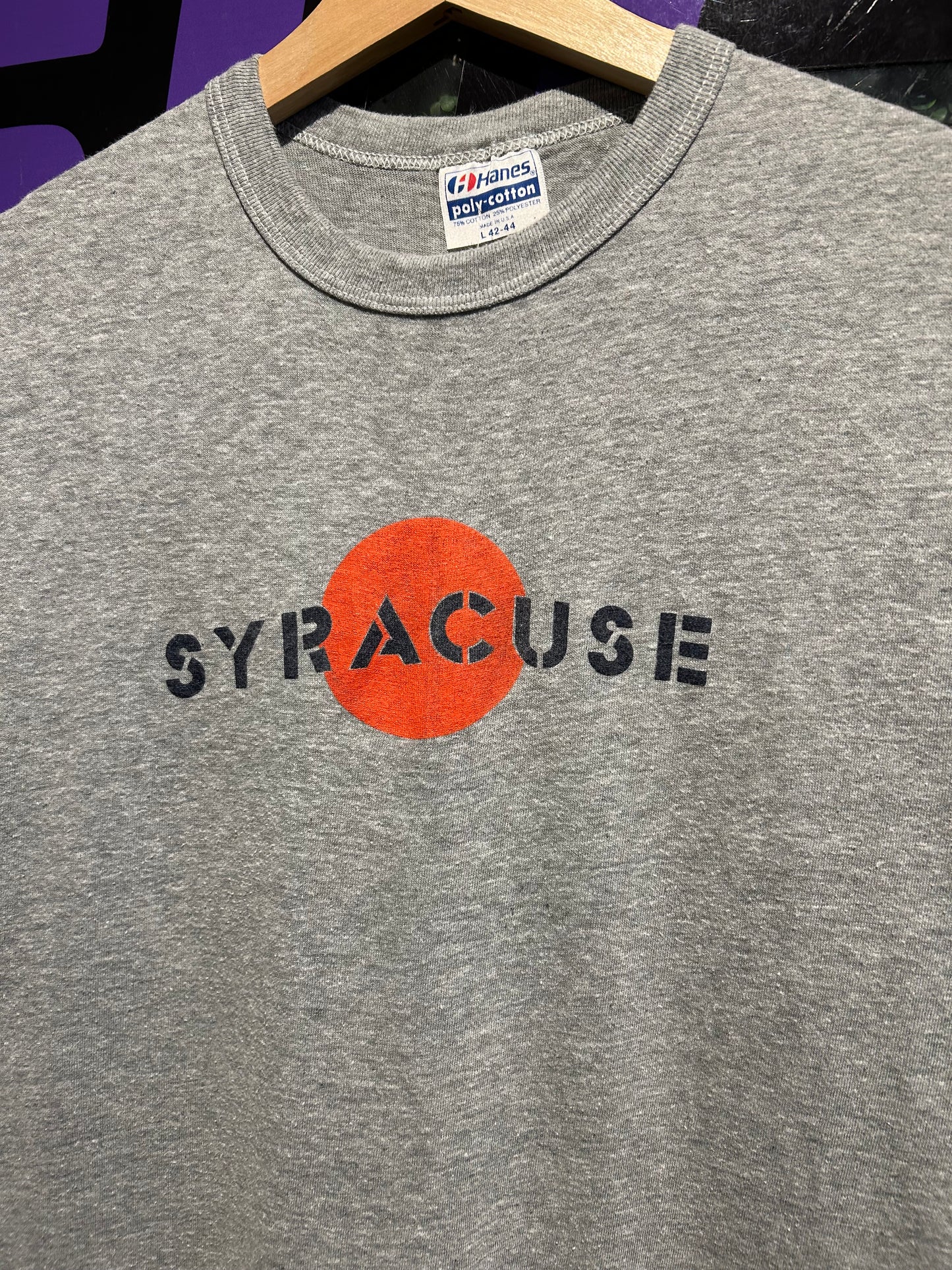 80s Syracuse T-Shirt. Size Medium