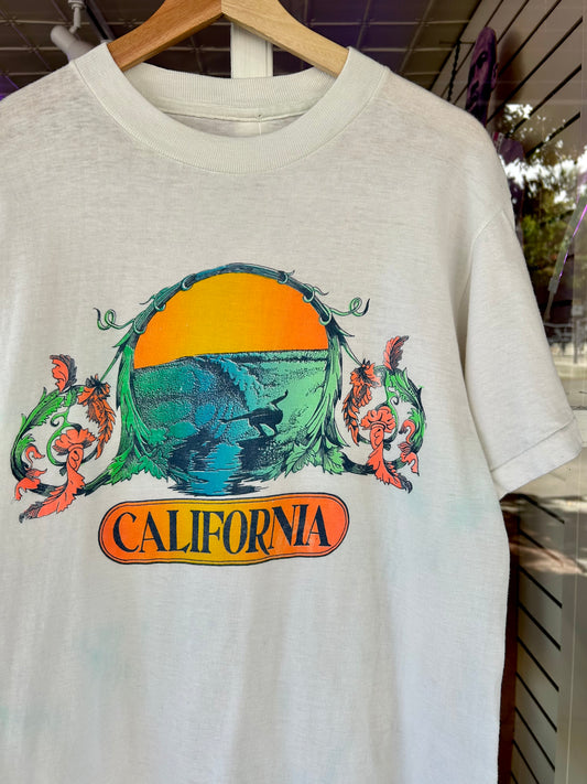 80s California Surf T-Shirt. Size Large