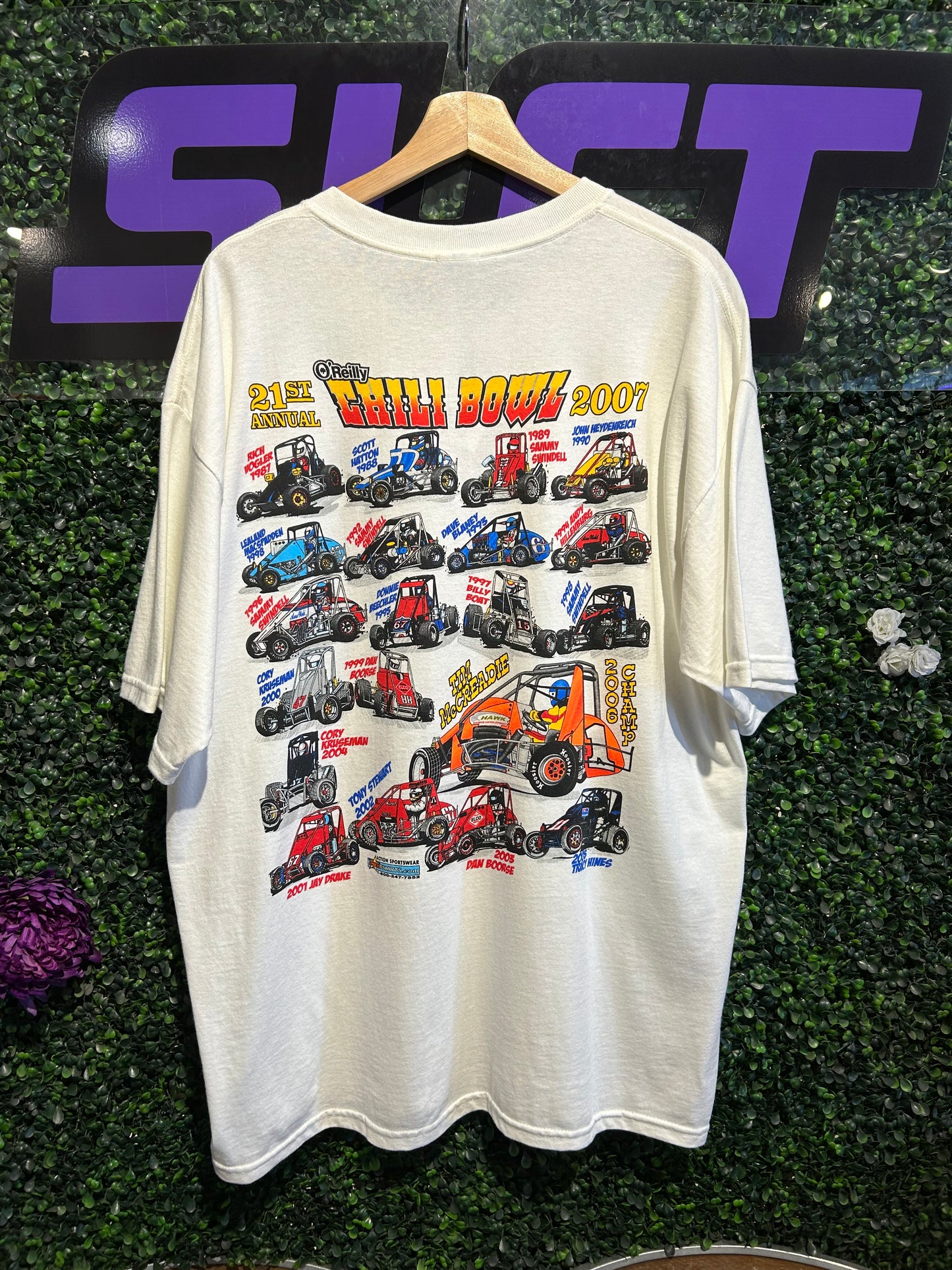 2006 O’Reilly Chili Bowl Racing T-Shirt. Size XL