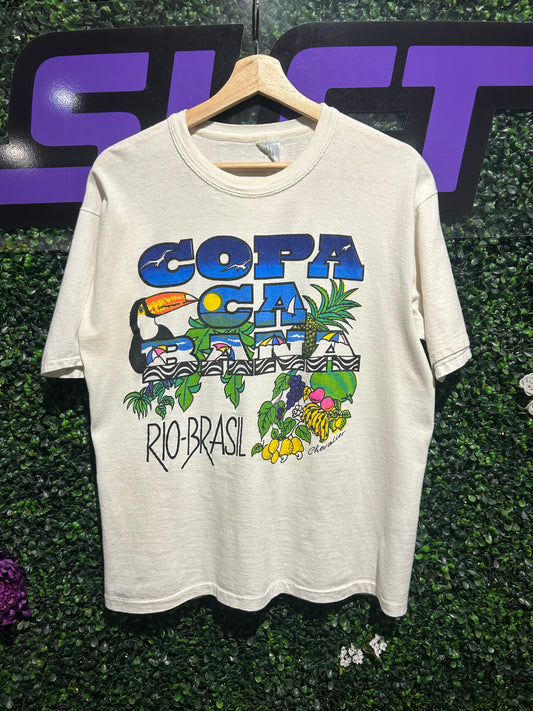 Vintage Copa Ca Bana Rio Brazil T-Shirt. Size M/L