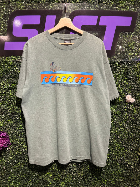 90s Moki Mac River Expeditions T-Shirt. Size L/XL