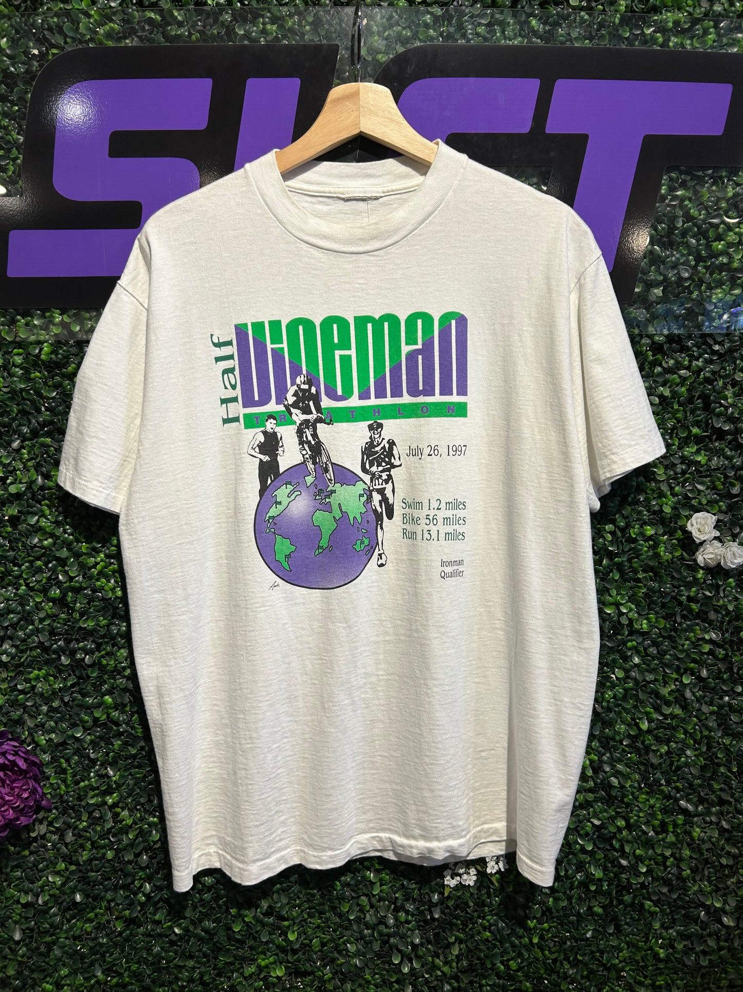 1997 The Vineman Triathlon Ironman T-Shirt. Size Large