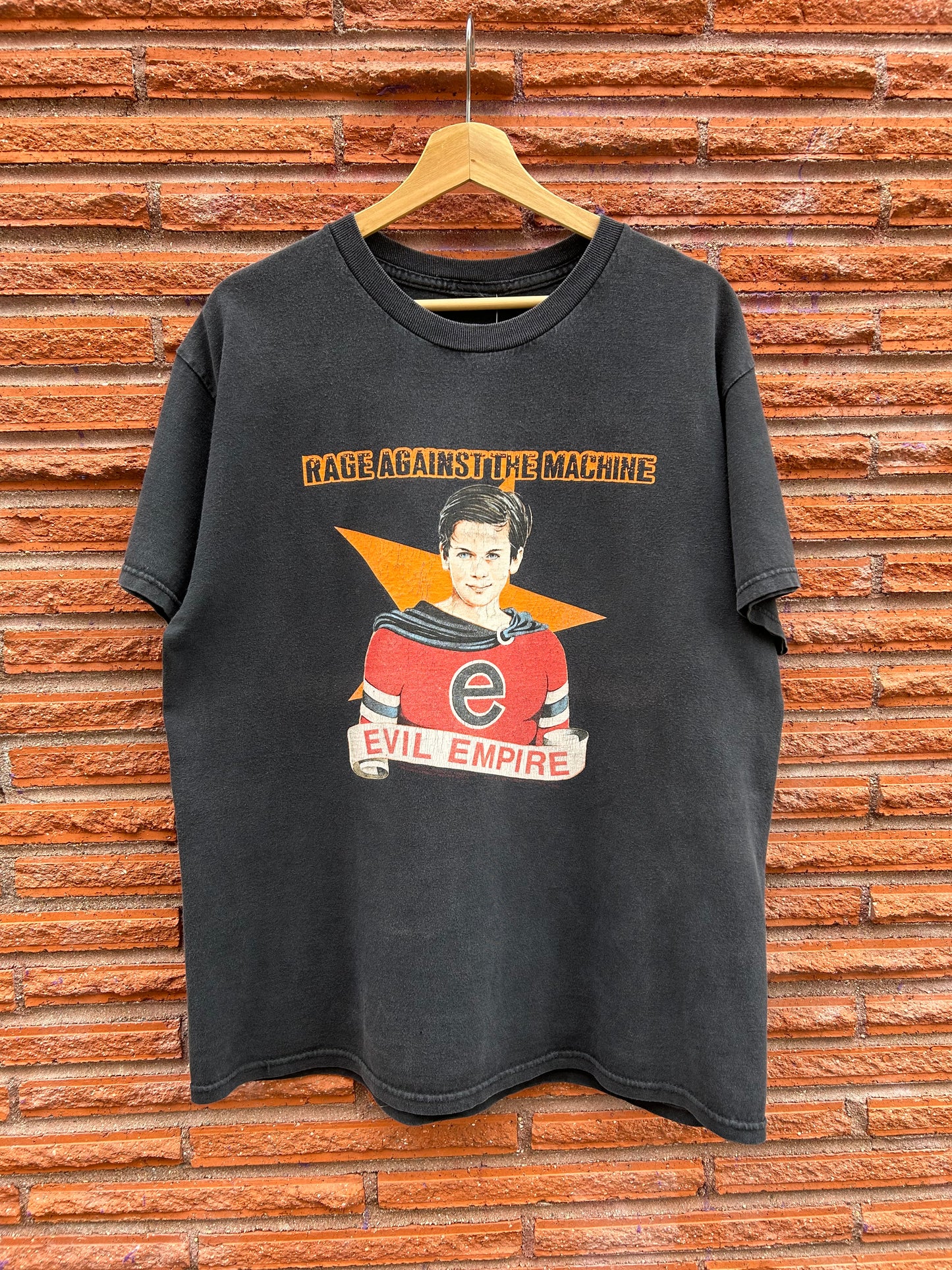 1996 Rage Against The Machine Evil Empire T-Shirt. Size Large