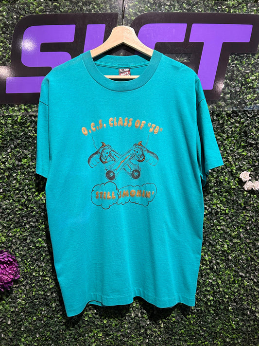 90s O.C.S. Class Of 38’ ‘Still Smokin’ T-Shirt. Size XL