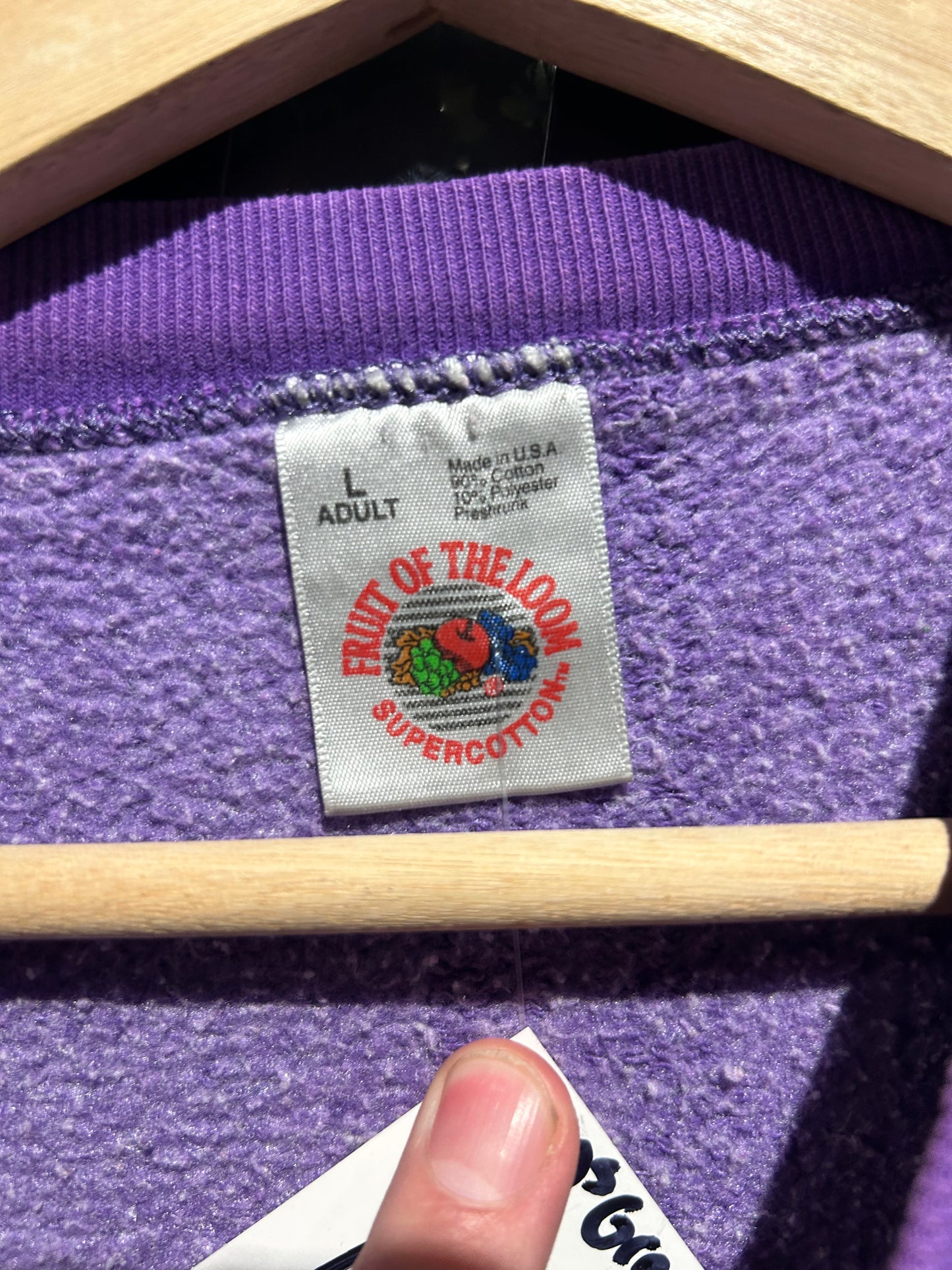 90s Greenwood Athletic Club Crewneck. Size Large