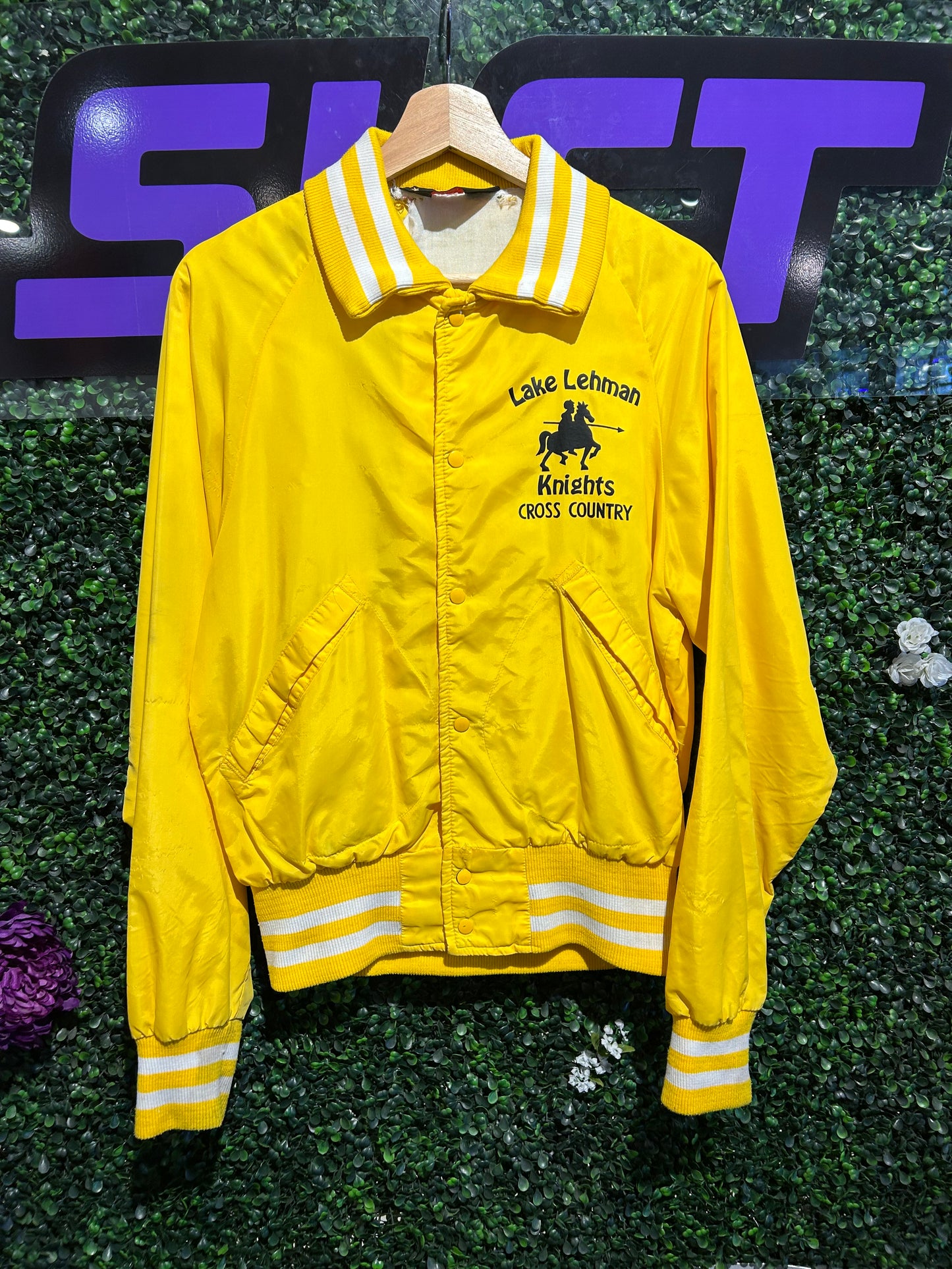 80s Lake Lehman Knights Cross Country Jacket. Size Small