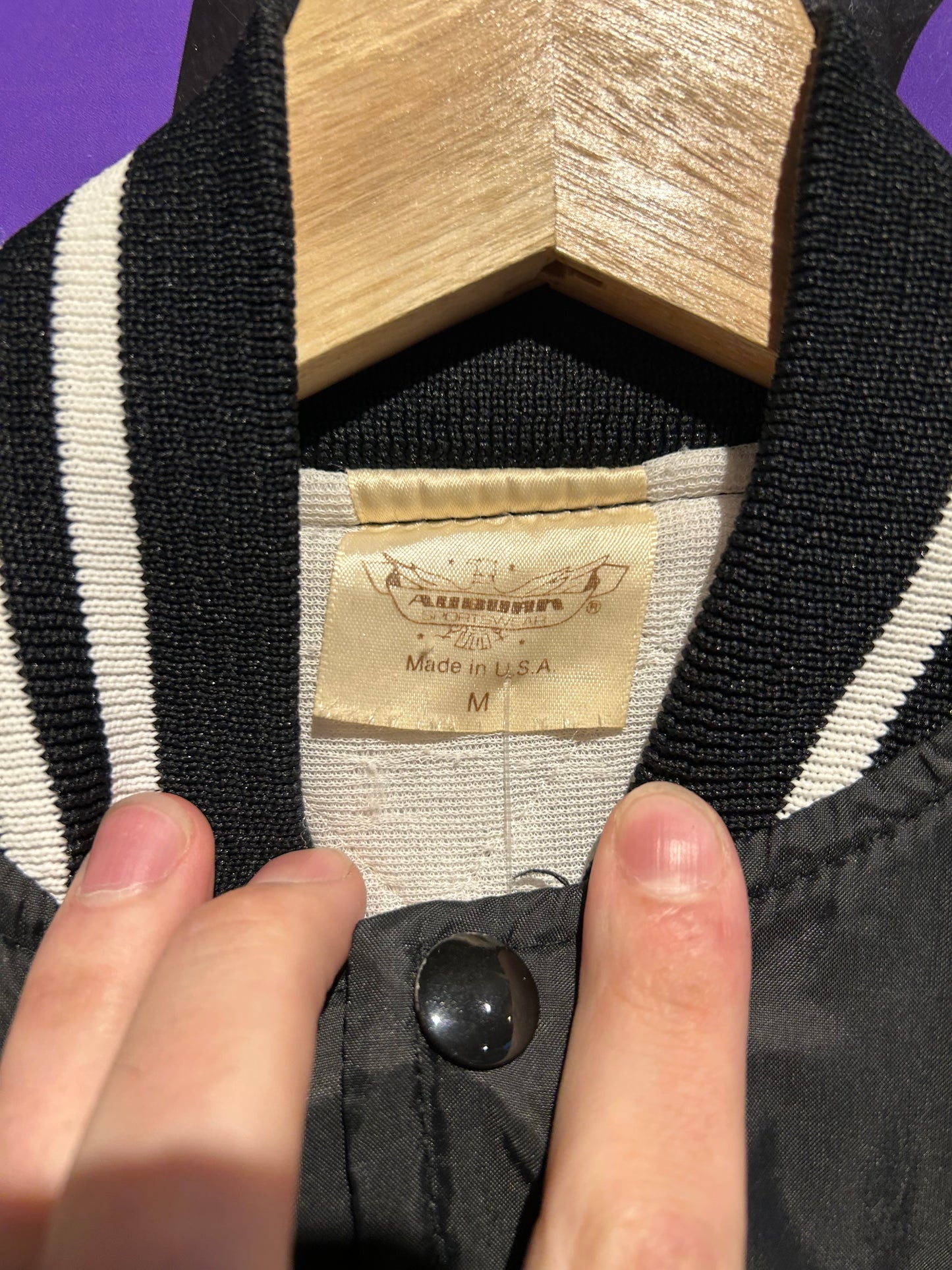 80s Heath Panthers Button-Up Jacket. Size Medium