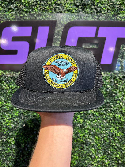 90s Atlantic Coast Memorial Games Trucker Hat