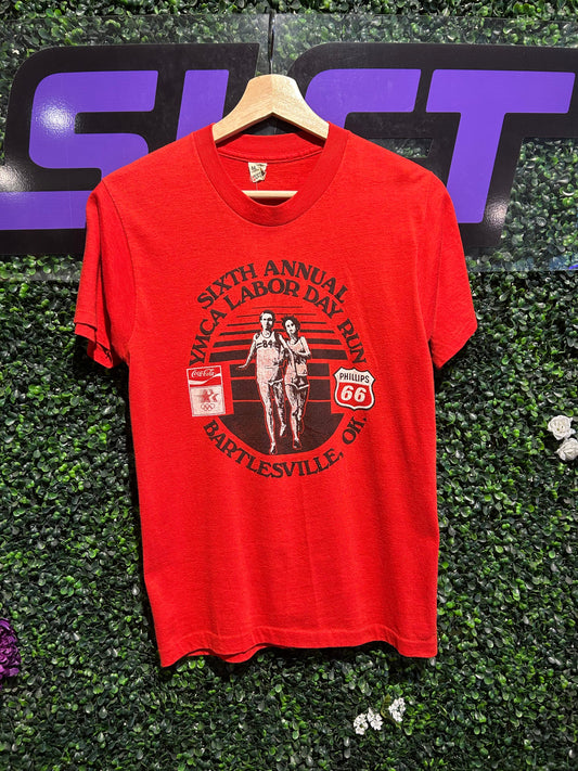 1984 YMCA Labor Day Run T-Shirt. Size Small