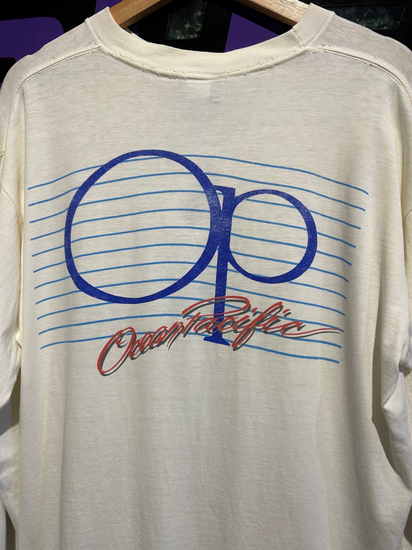 80s Ocean Pacific LS Shirt. Size Large