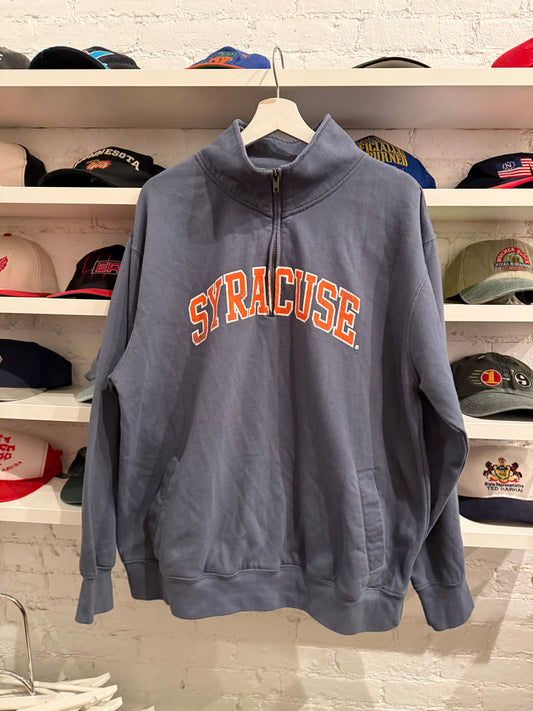 Syracuse 1/4 Zip Sweatshirt Size Large