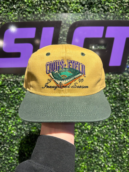 1995 Coors Field Inaugural Season Snapback Hat
