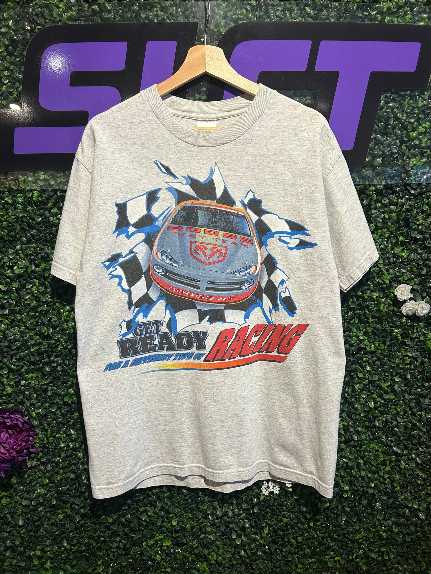 90s Dodge Racing Team T-Shirt. Size Large