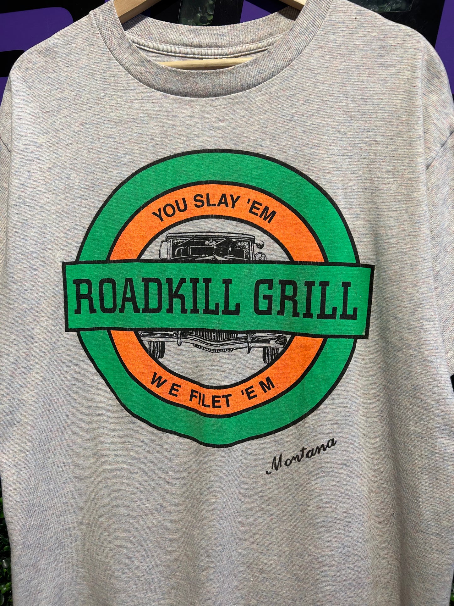 90s Roadkill Grill T-Shirt. Size Large