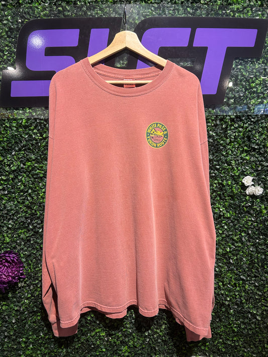 Vintage Alaska White Pass & Skagway Yukon Route LS Shirt. Size XXL