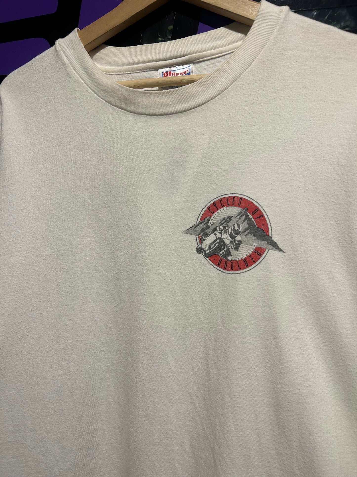 90s Cycles Of Boulder T-Shirt. Size XXL