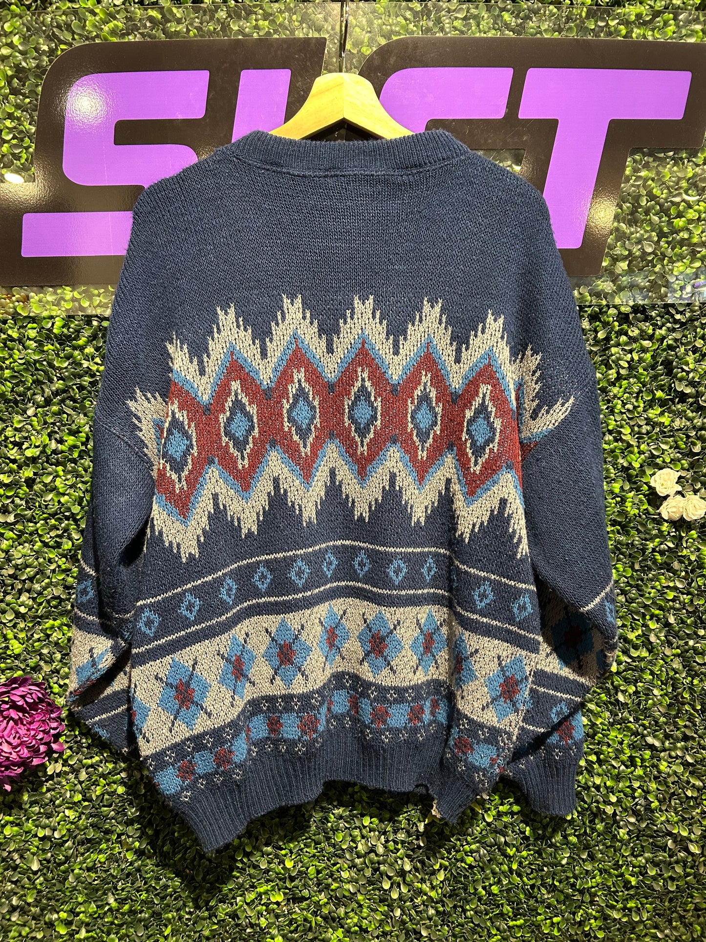 90s Towncraft Knit Sweater. Size XL