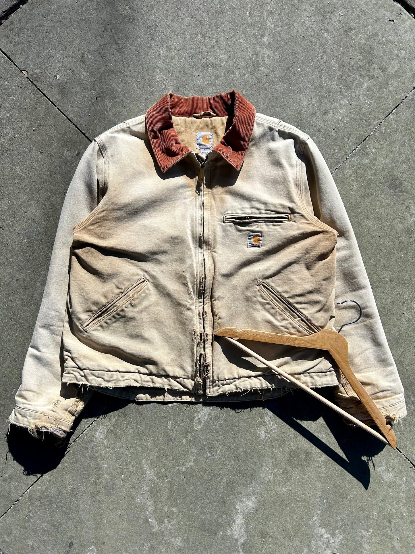 Carhartt Blanket-Lined Zip-Up Detroit Jacket. Size M/L