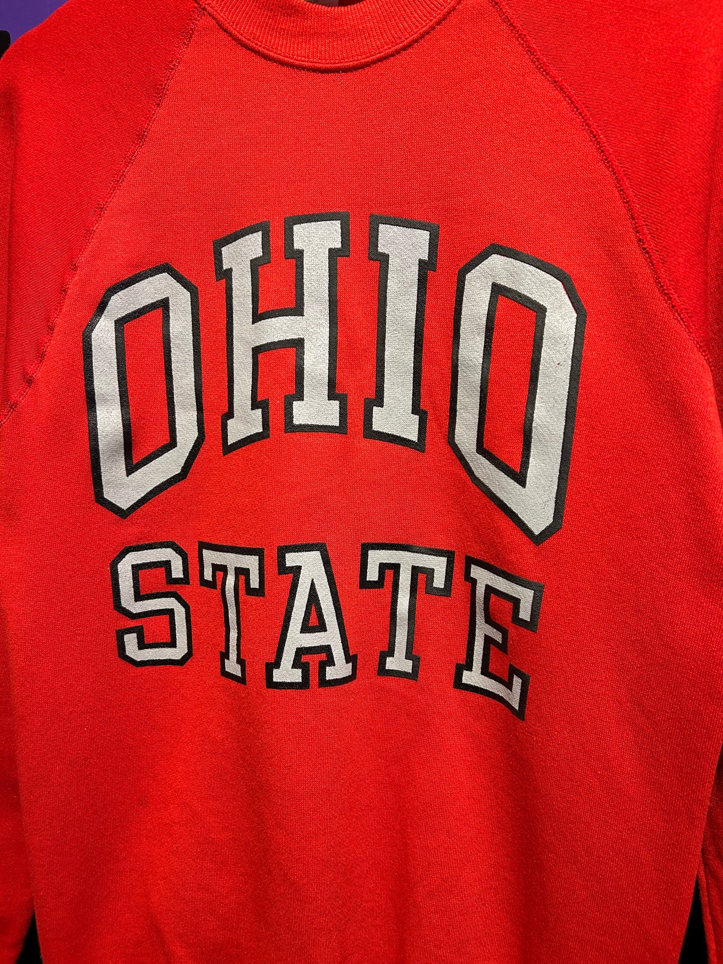 80s Ohio State University Crewneck. Size Medium