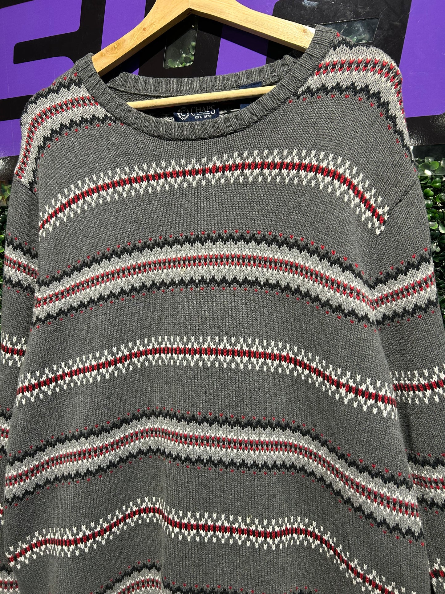 00s Chaps Knit Sweater. Size M/L
