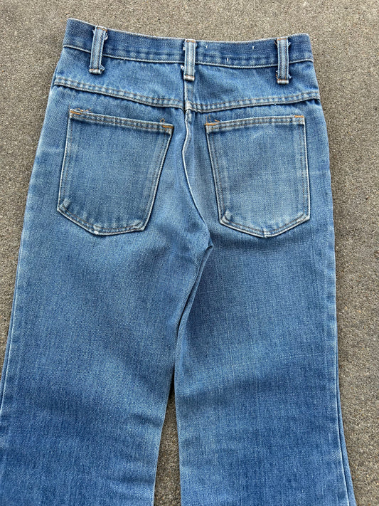 Vintage Denim Bell Bottom Pants. Size 24x28