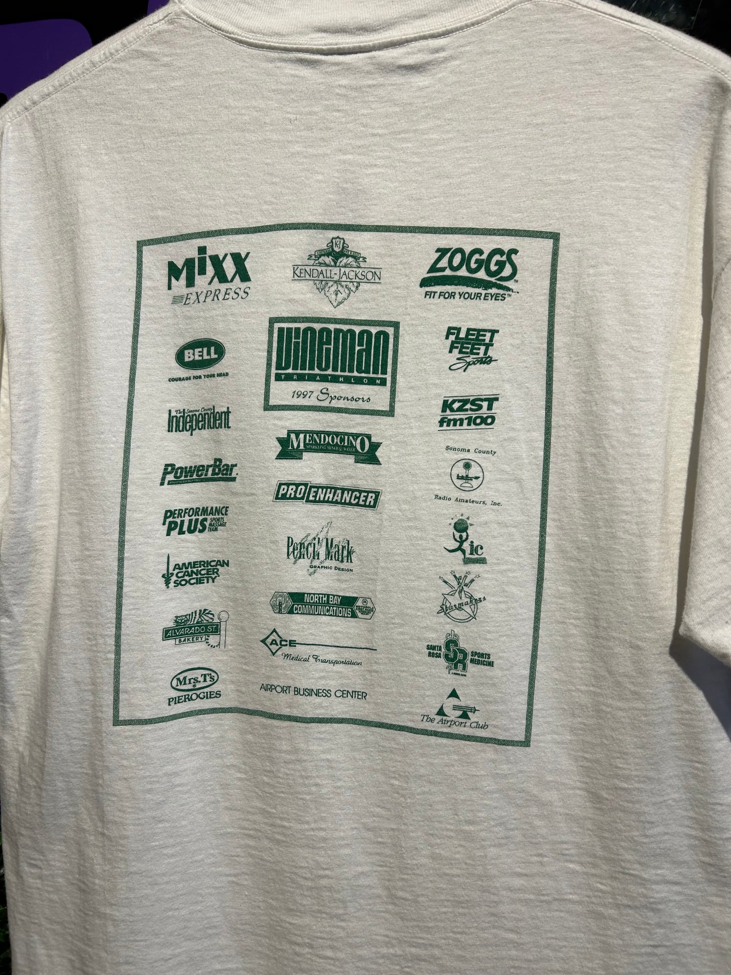 1997 The Vineman Triathlon Ironman T-Shirt. Size Large