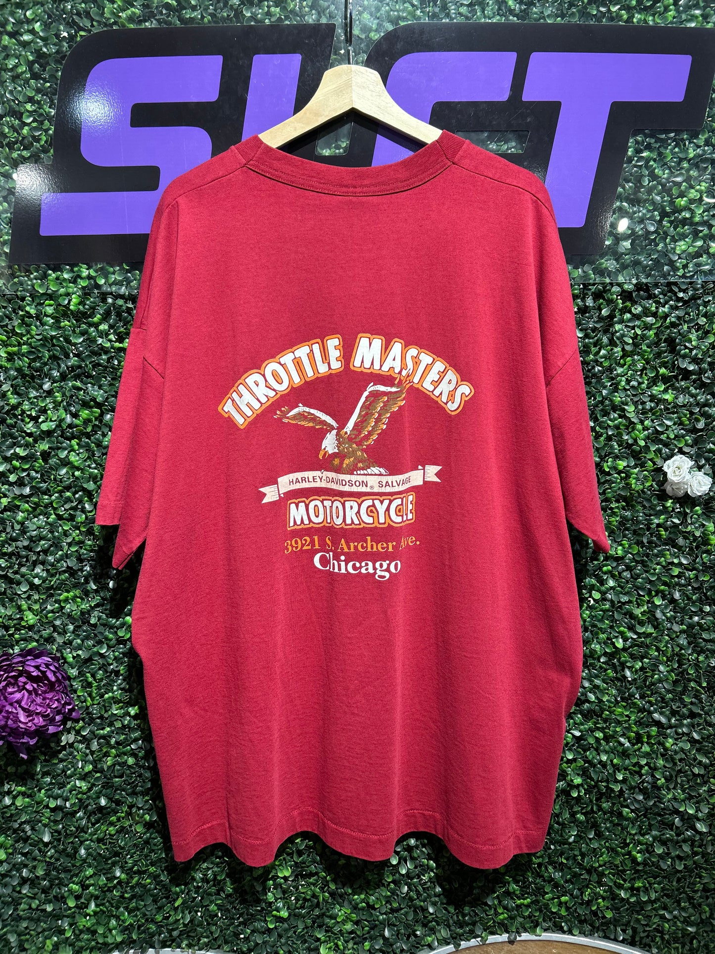 90s Harley Davidson Throttle Master T-Shirt. Size 3XL