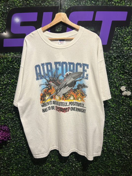 Vintage Air Force T-Shirt. Size XXL