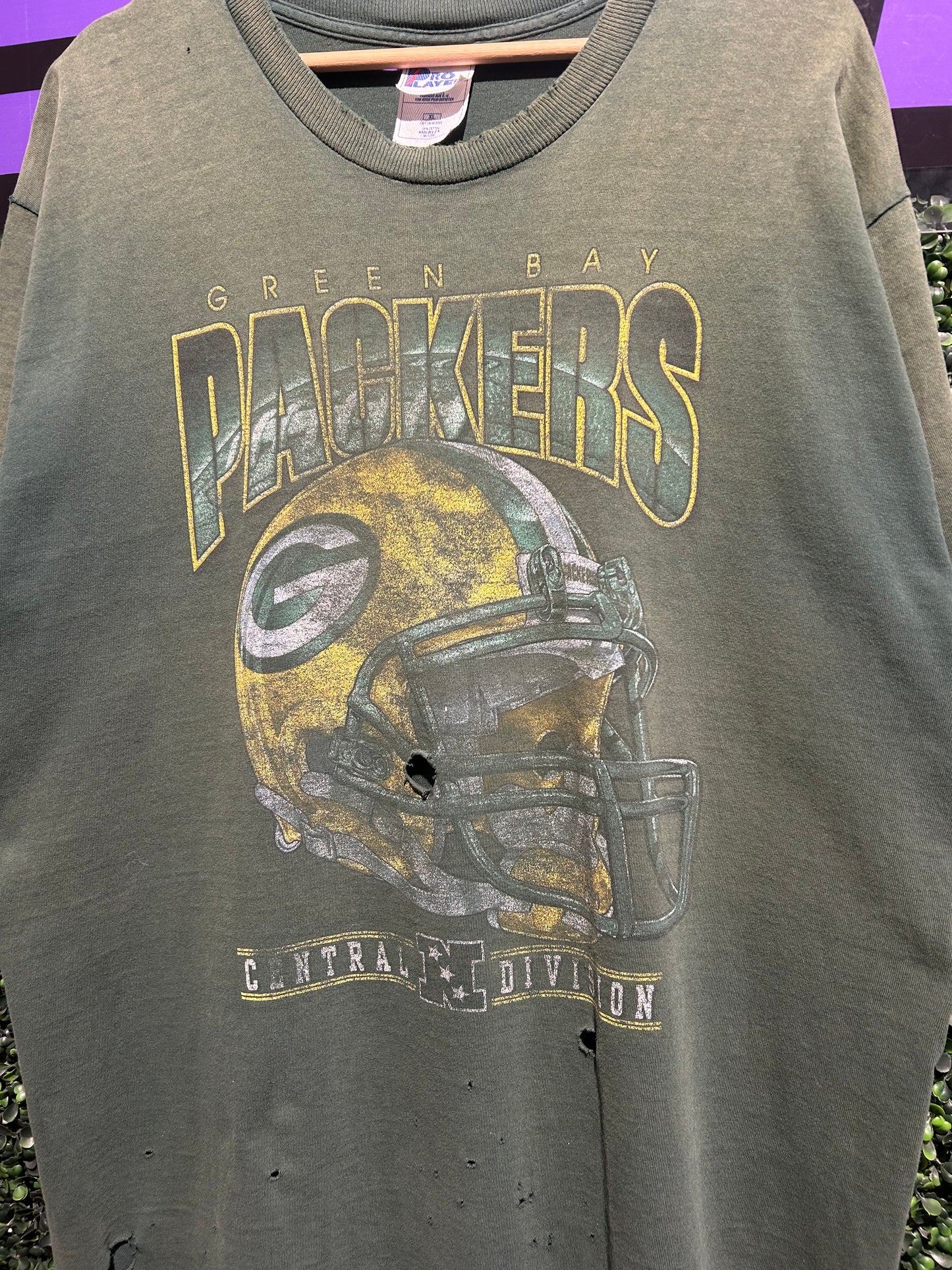 90s Green Bay Packers Pro Player T-Shirt. Size XL