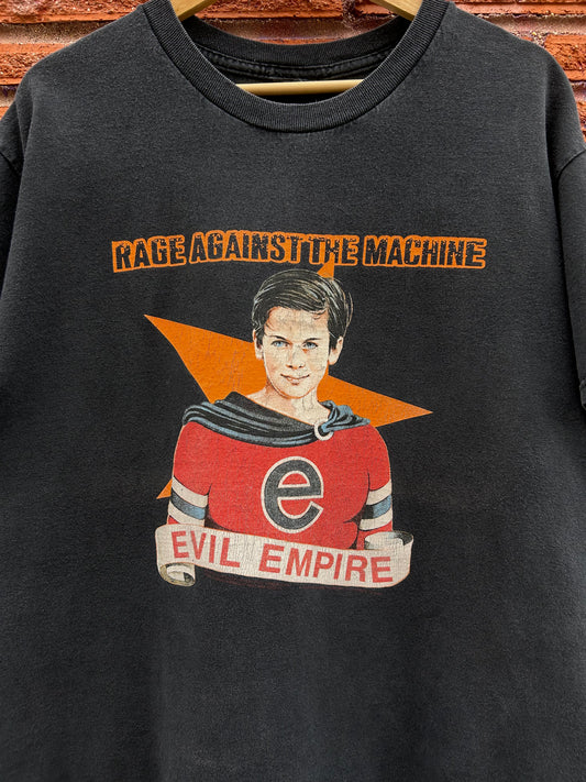 1996 Rage Against The Machine Evil Empire T-Shirt. Size Large