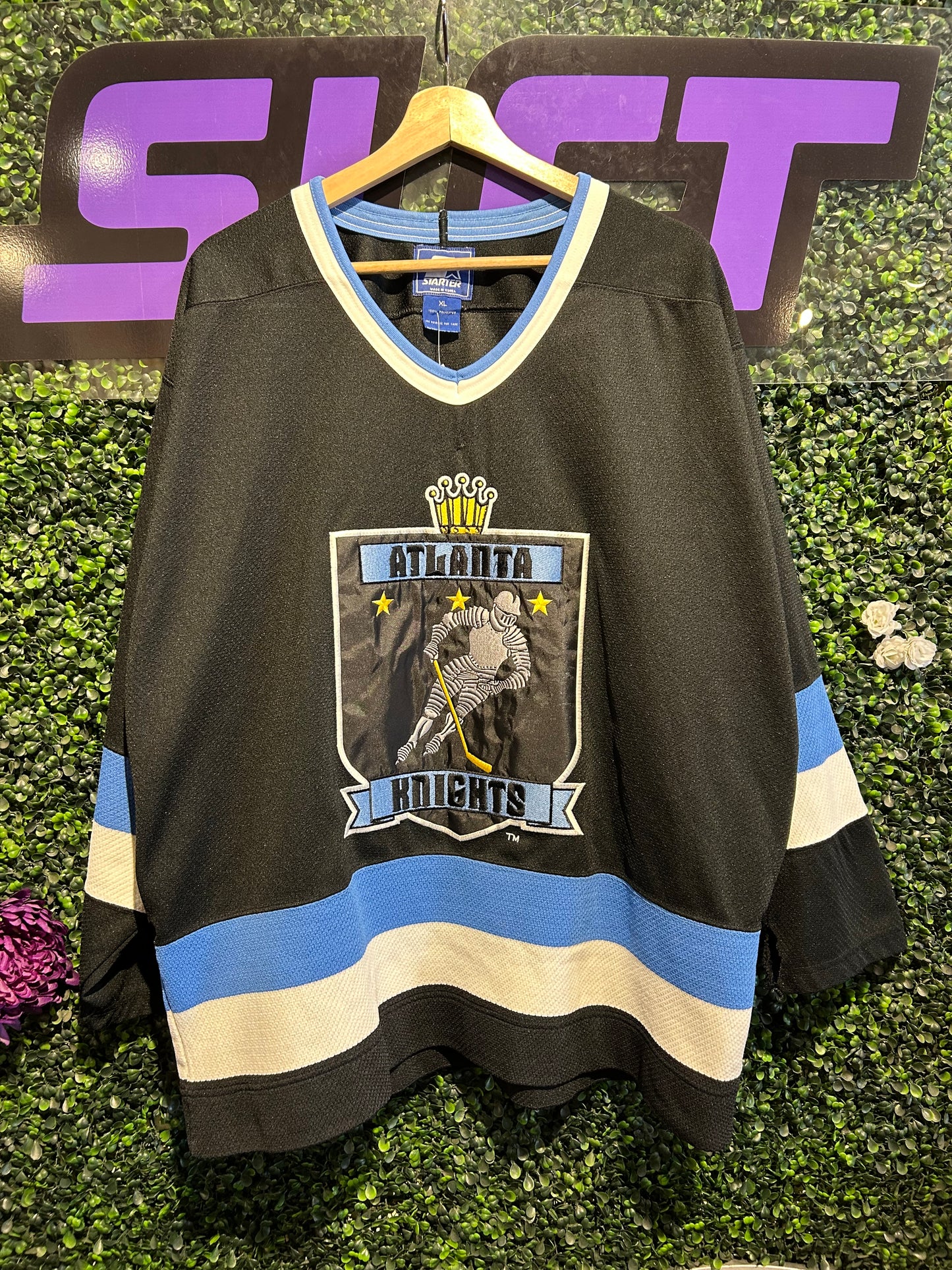 Vintage Atlanta Knights Starter Hockey Jersey. Size XL