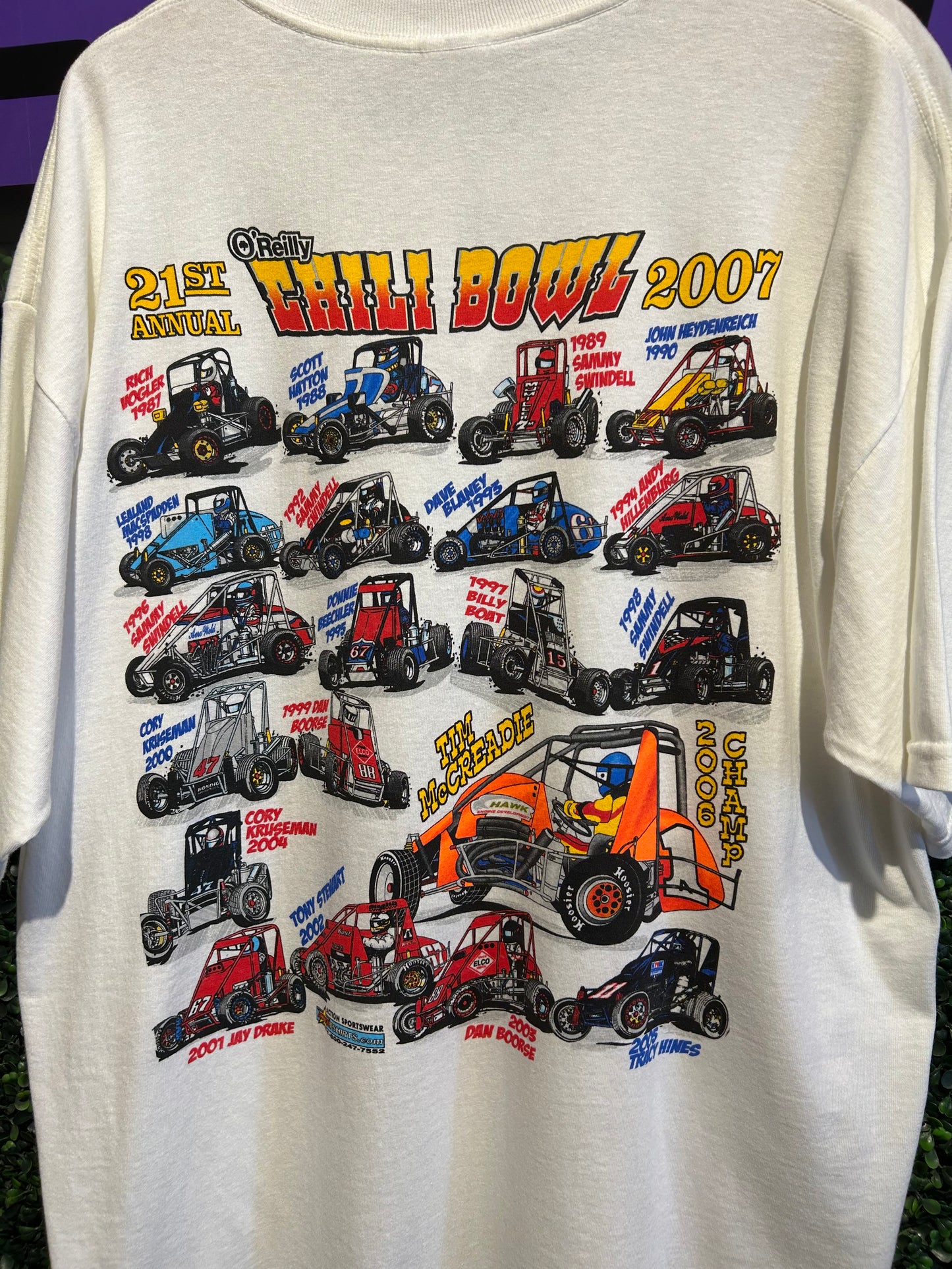2006 O’Reilly Chili Bowl Racing T-Shirt. Size XL
