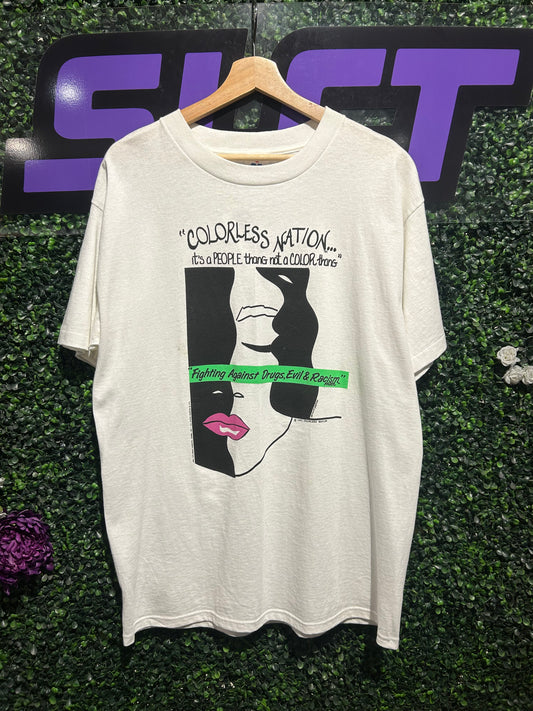 1991 Colorless Nation F.A.D.E.R. T-Shirt. Size L/XL