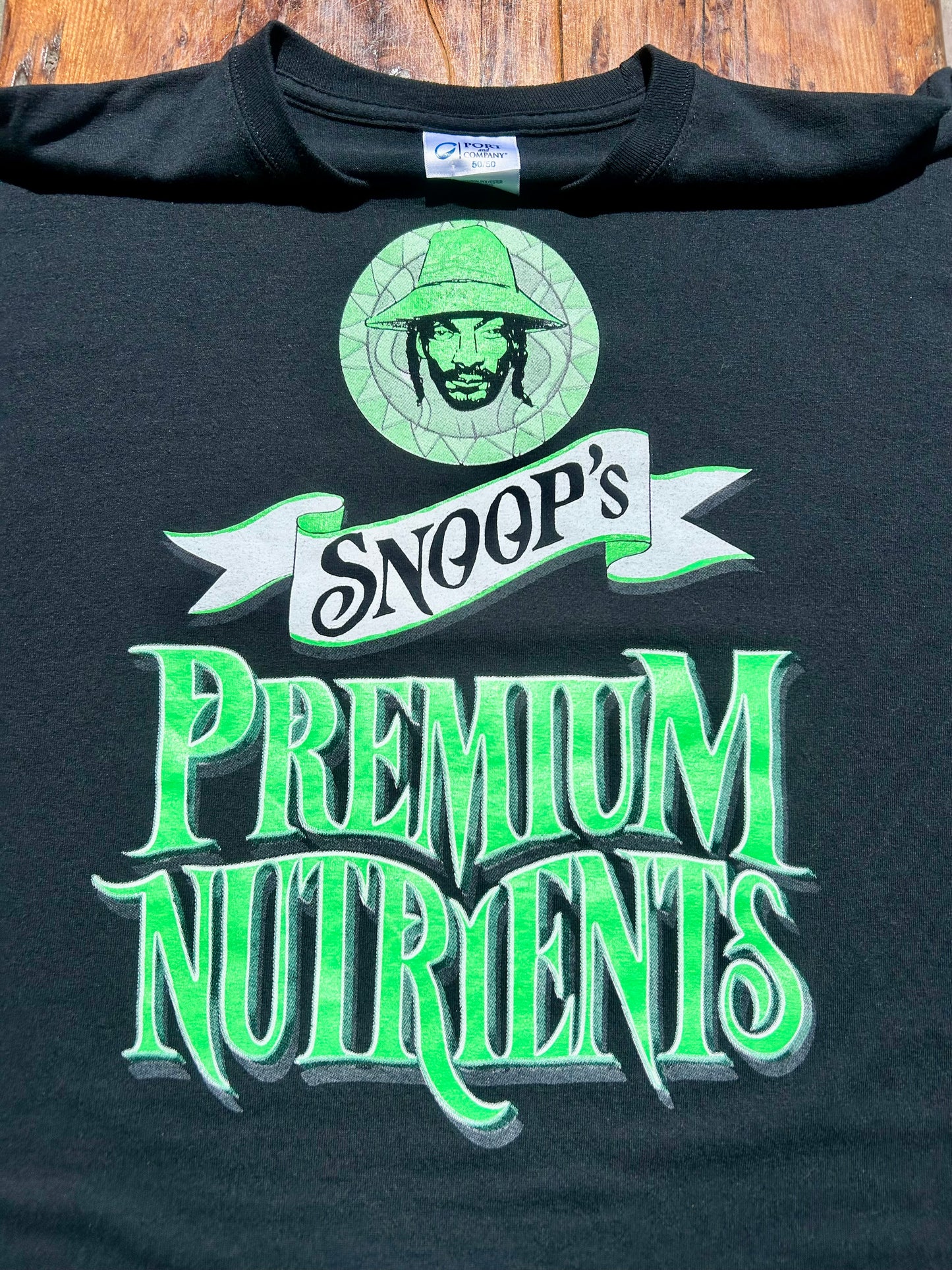 00s Snoop’s Premium Nutrients T-Shirt. Size L/XL
