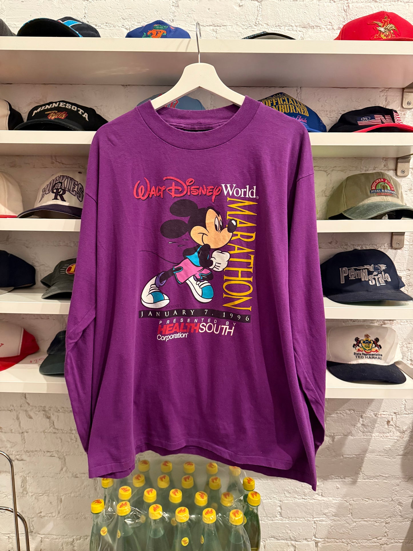 1996 Disney Marathon L/S T-Shirt Size XL