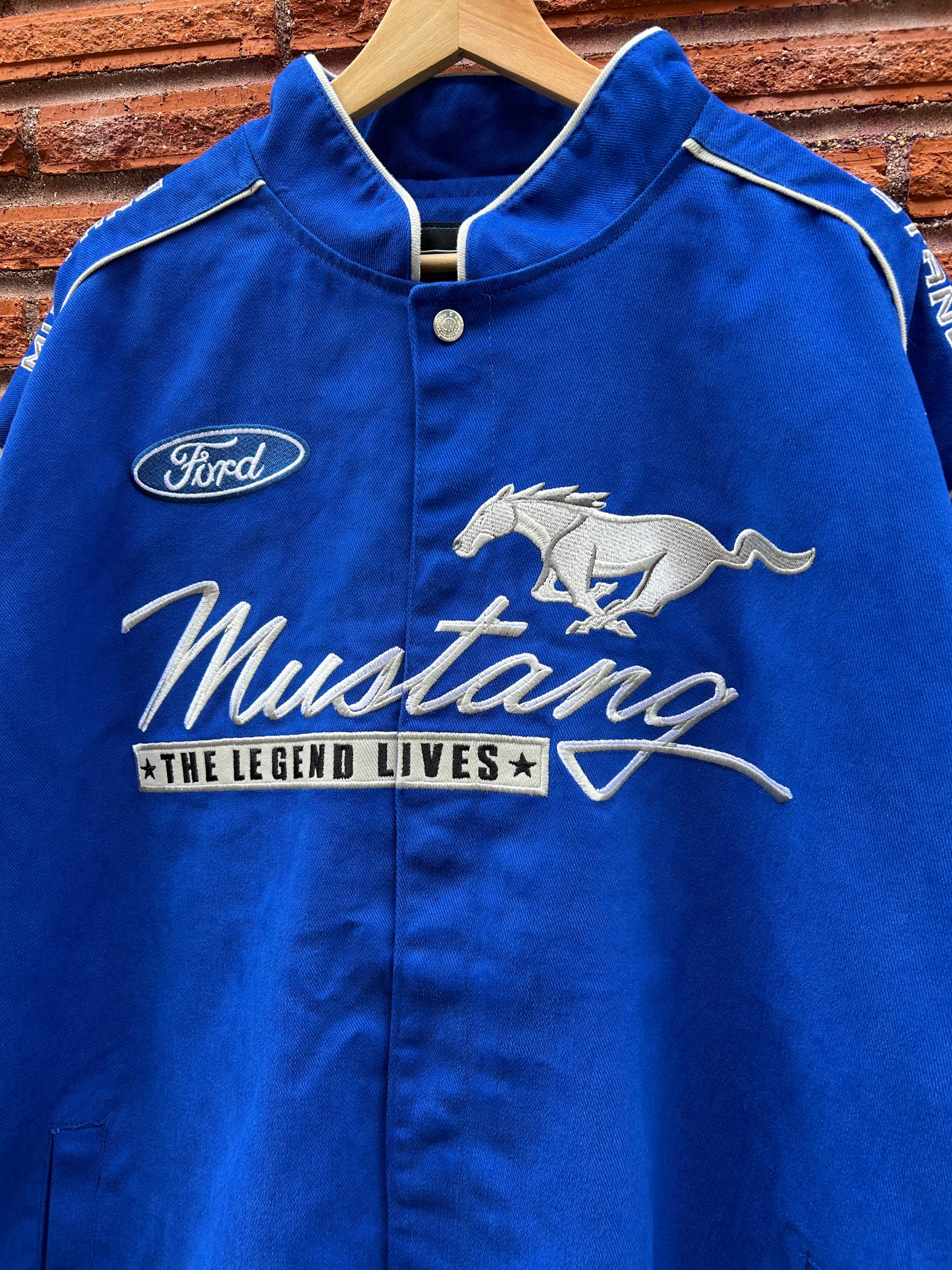 Ford Racing Champions Jeff Hamiltonジャケット Ford Mustang Jeff Hamilton Racing Jacket. Size 3XL – SLCT