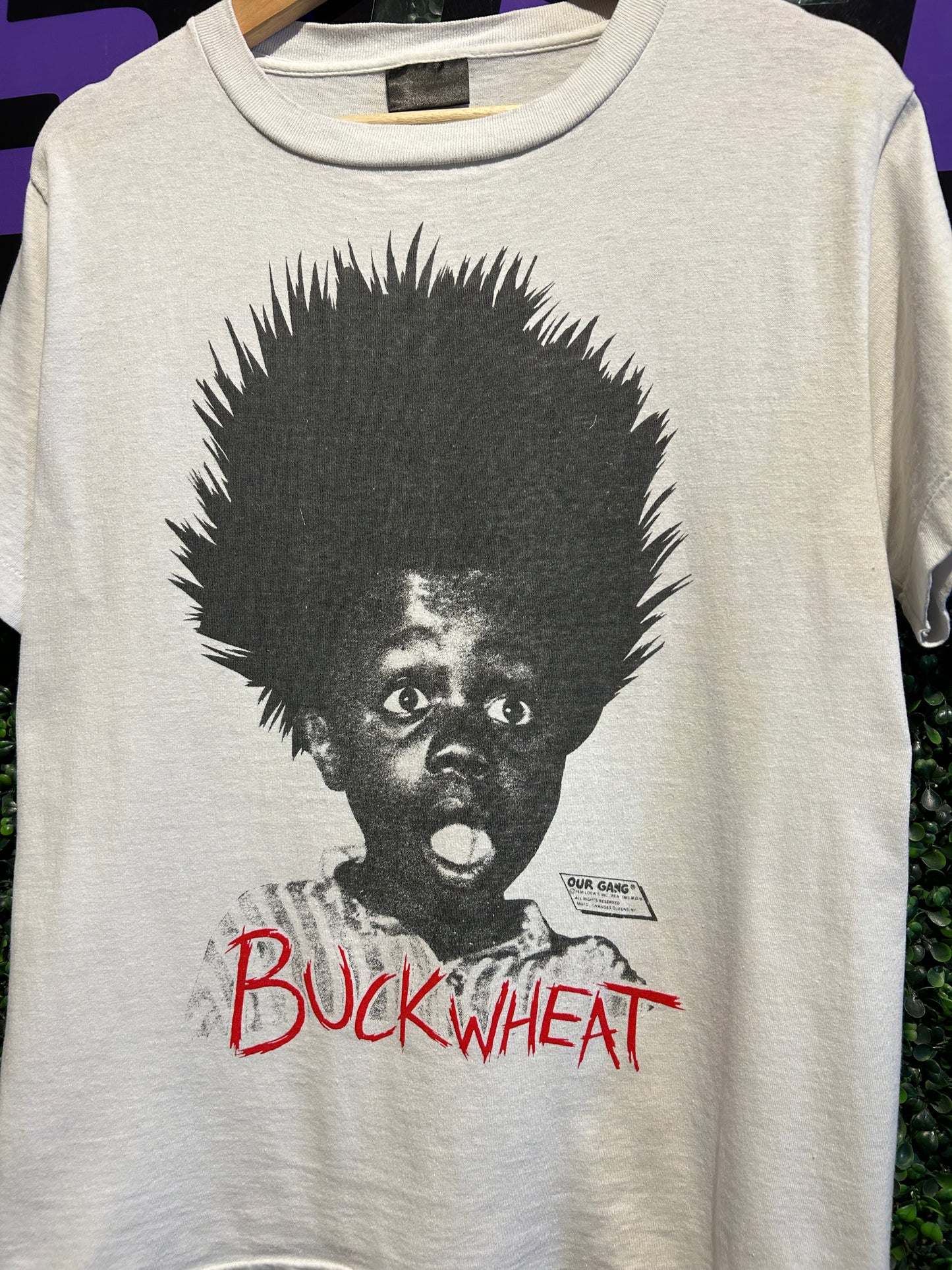 80s Buckwheat Our Gang TV Promo T-Shirt. Size Medium