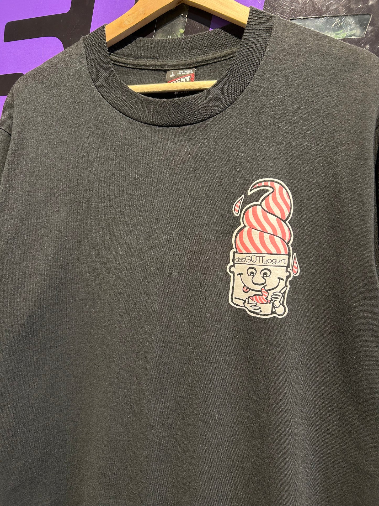 90s DasGüttYogurt “Simply The Best” T-Shirt. Size Large