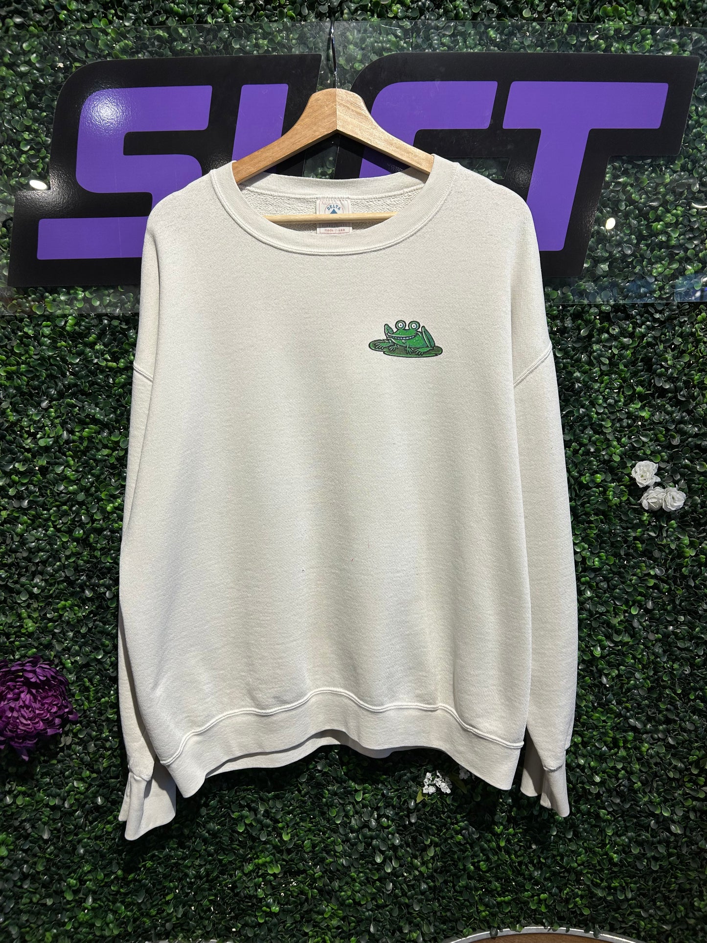 90s Where Are You Going When You Croak? Religious Crewneck. Size XL
