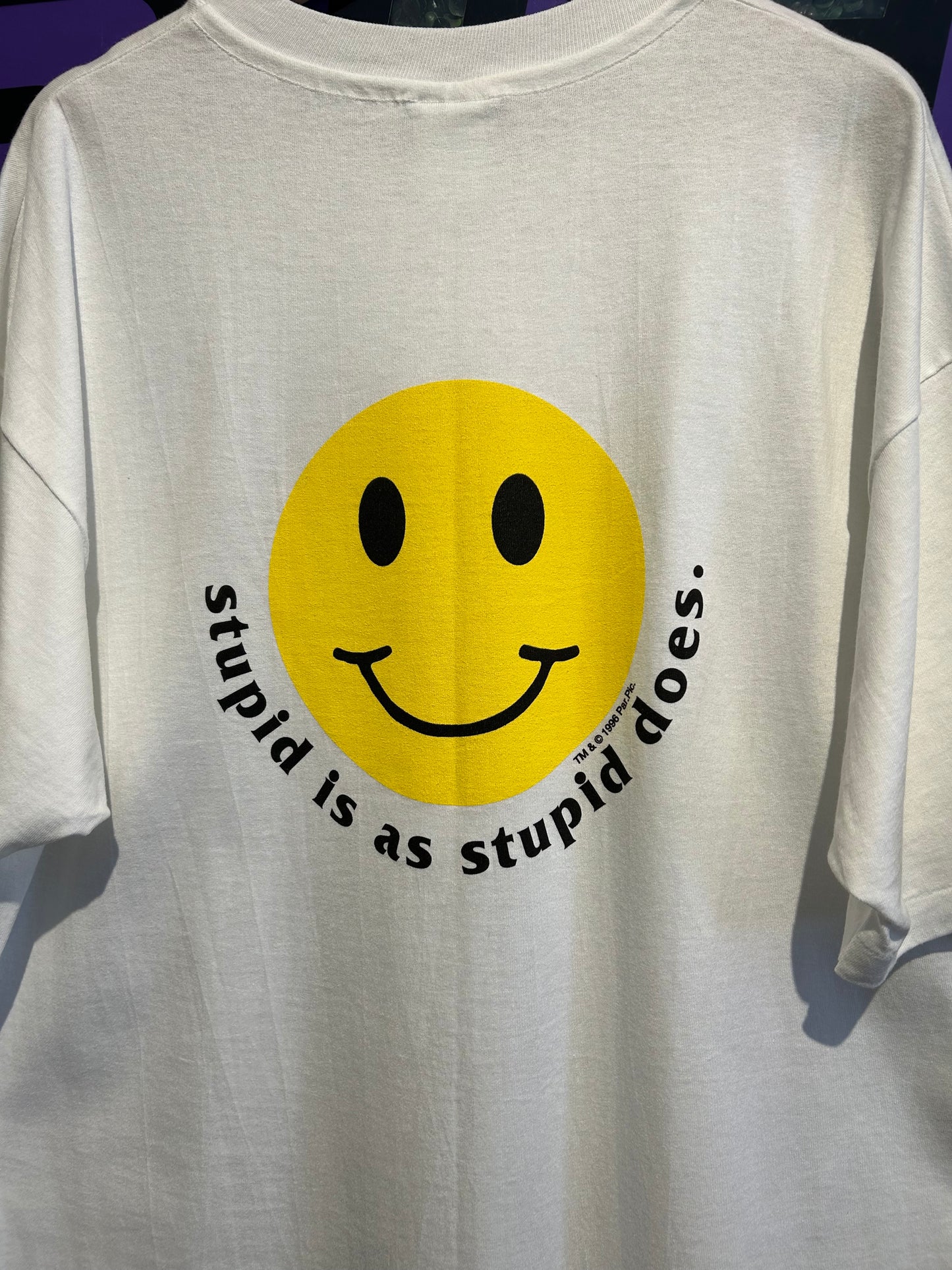 1996 Bubba Gump Shrimp Forrest Gump “Stupid Is As Stupid Does” T-Shirt. Size XXL