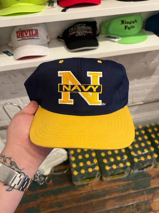 Vintage Navy SnapBack Hat