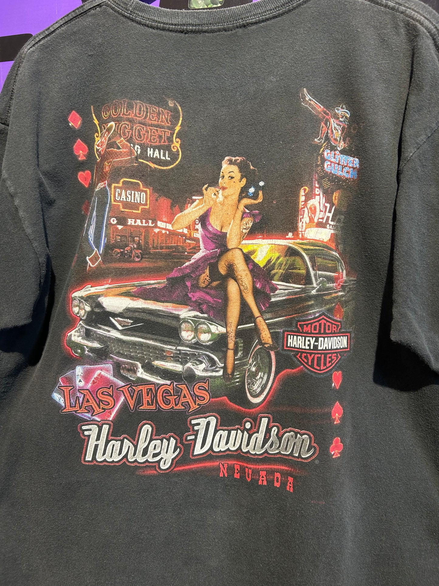 2010 Harley Davidson Las Vegas T-Shirt. Size Large