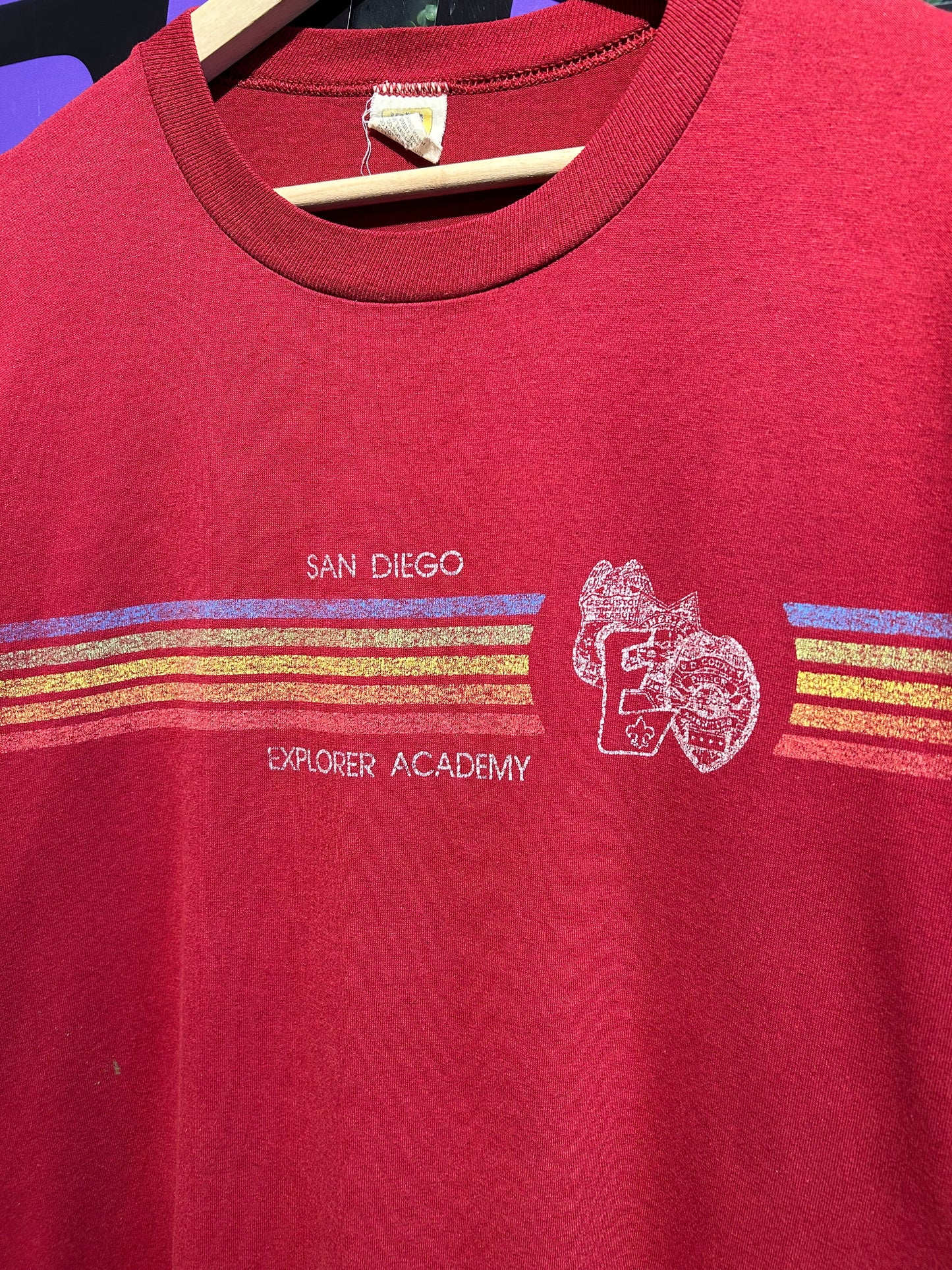 80s San Diego Explorer Academy T-Shirt. Size M/L