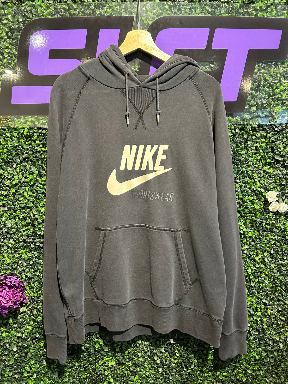 00s Faded Nike Hoodie. Size Large