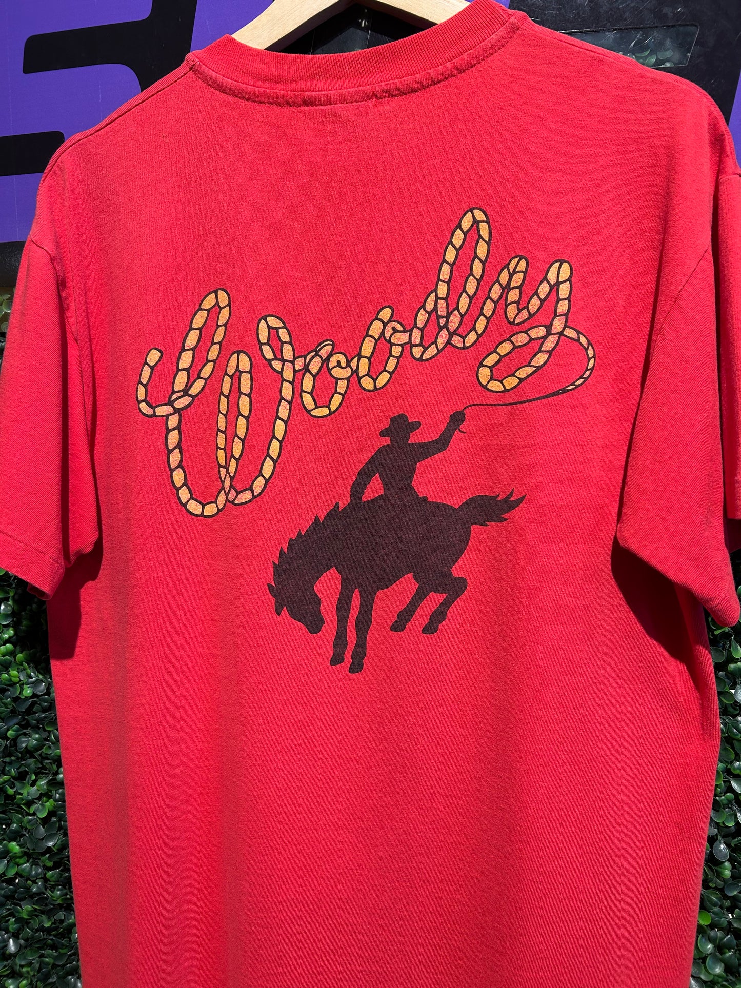 90s Toy Story Woody Disney World On Ice T-Shirt. Size M/L