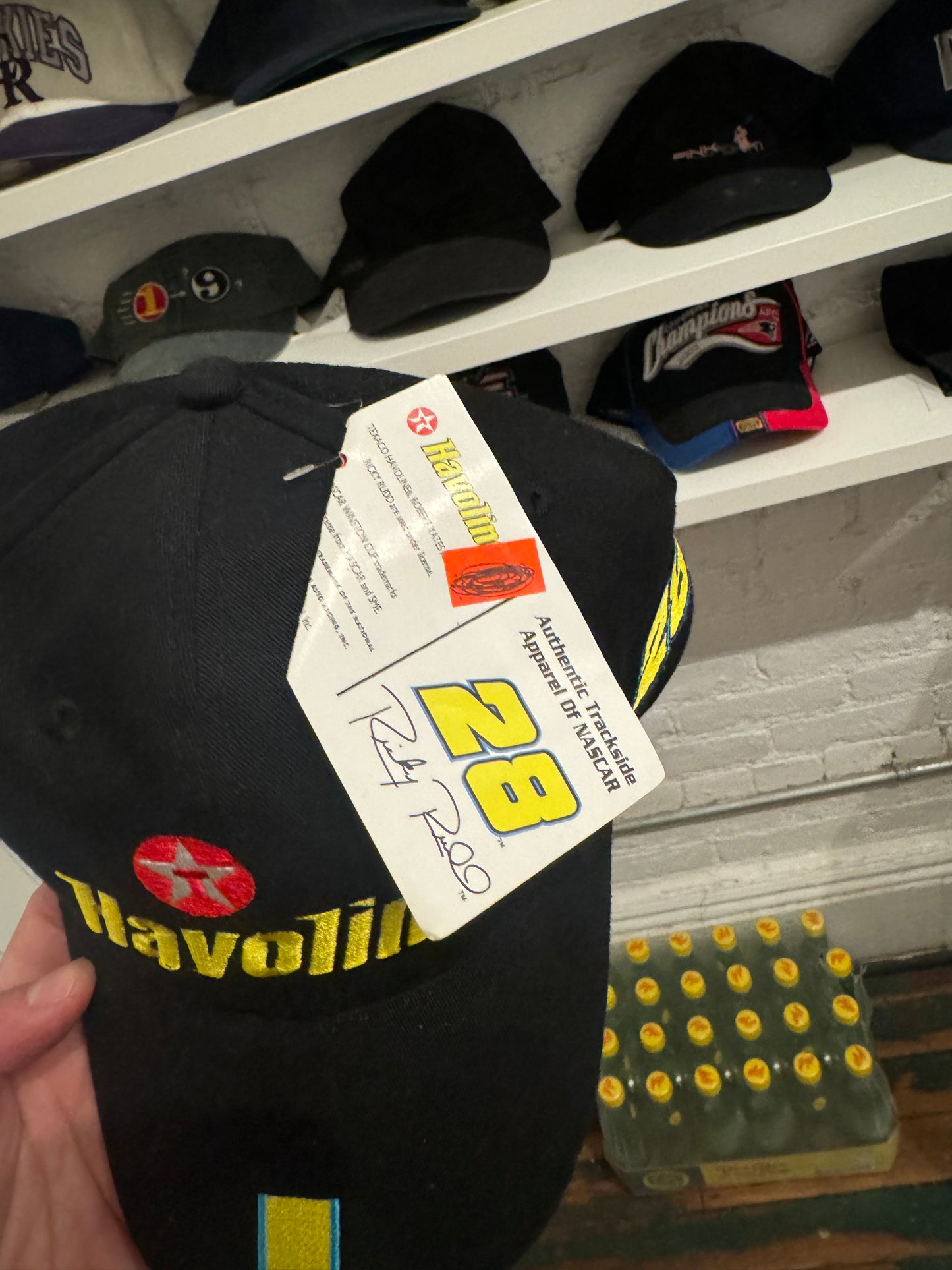 Vintage Ricky Rudd Havoline Nascar Hat