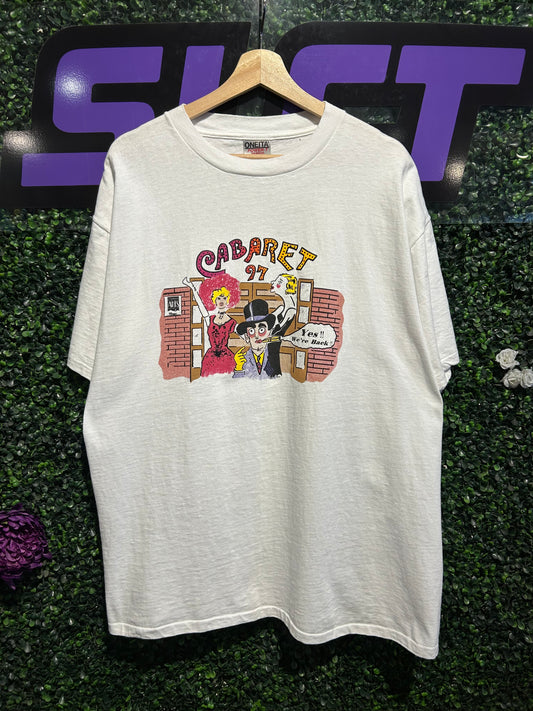 1997 Cabaret Musical Colorado T-Shirt. Size XL