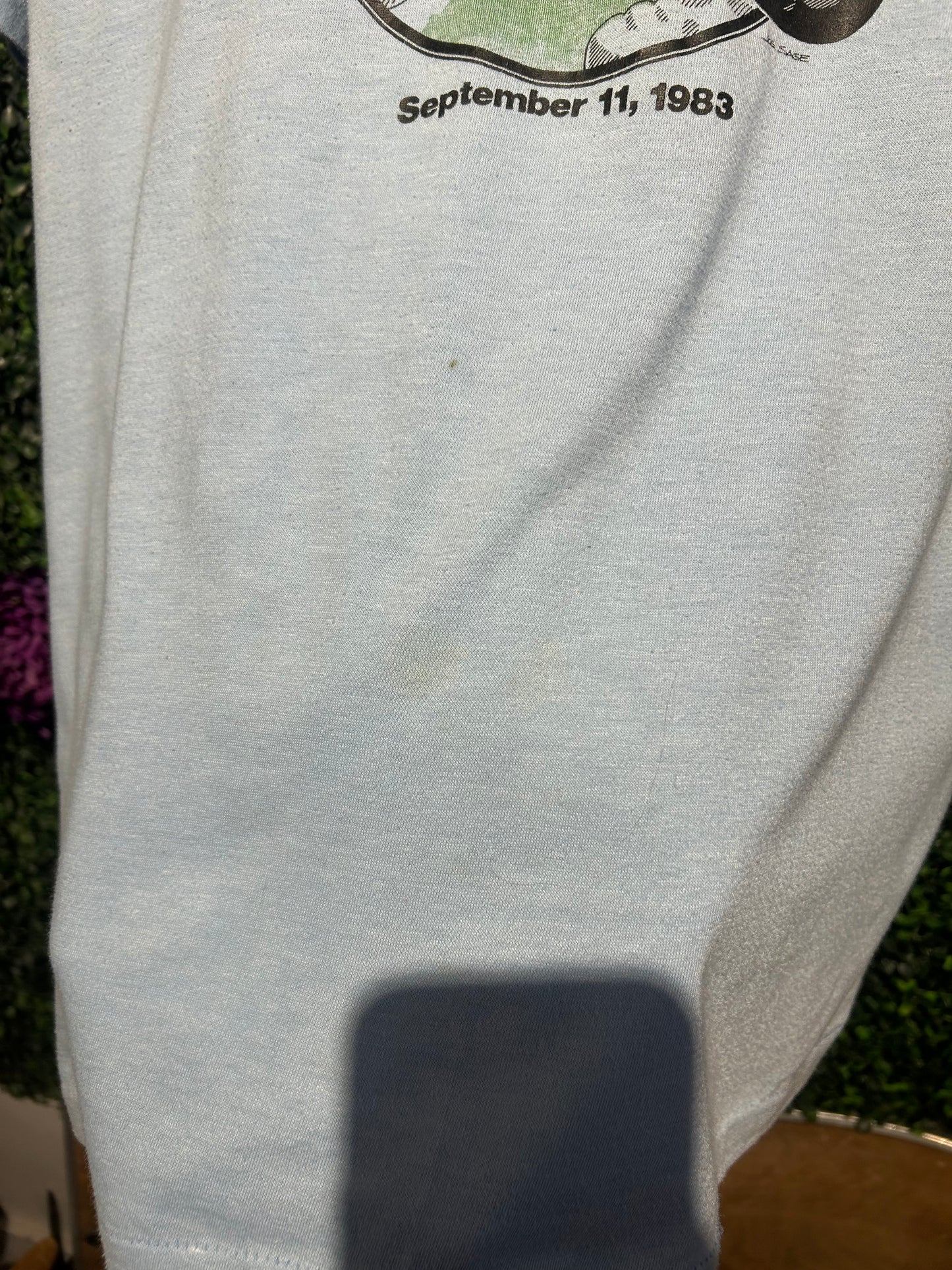 1983 Kawasaki Steamboat Mountain Road Race T-Shirt. Size Large