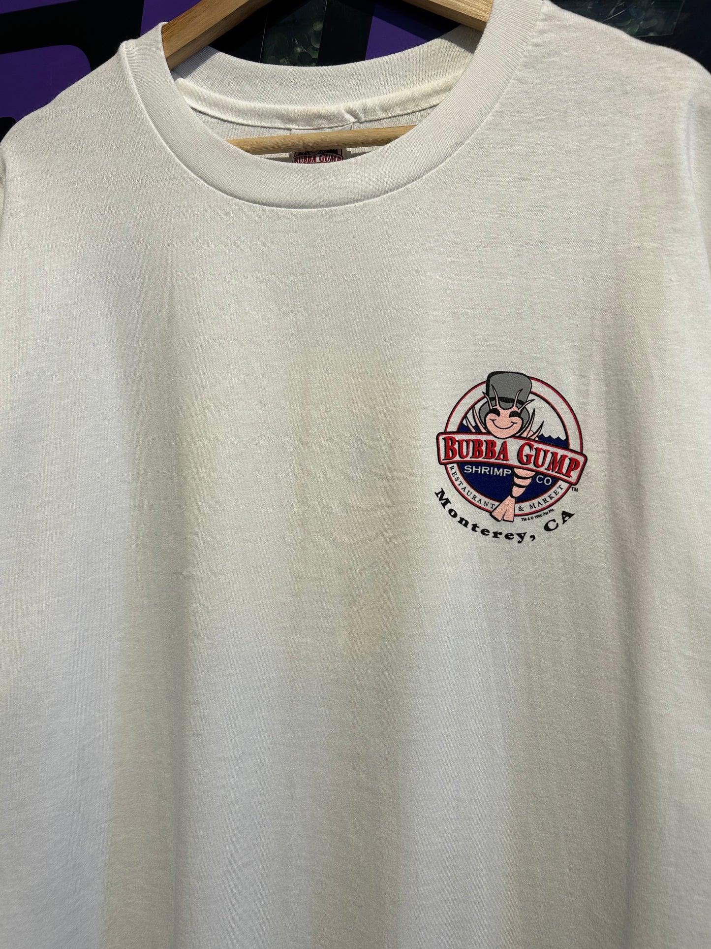 1996 Bubba Gump Shrimp Forrest Gump “Stupid Is As Stupid Does” T-Shirt. Size XXL